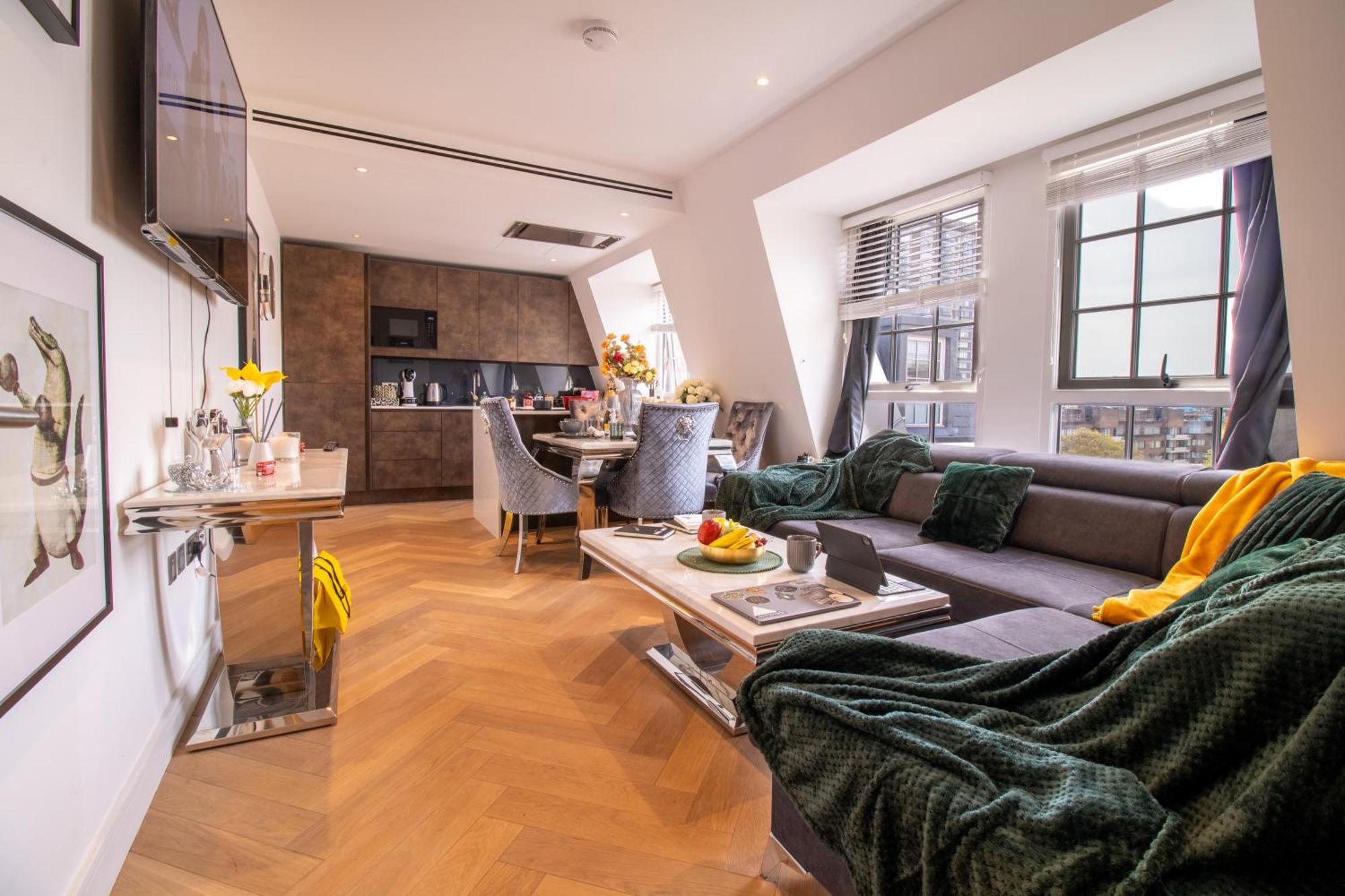 Luxurious 1-Bedroom Penthouse In Marble Arch 71 Londýn Exteriér fotografie